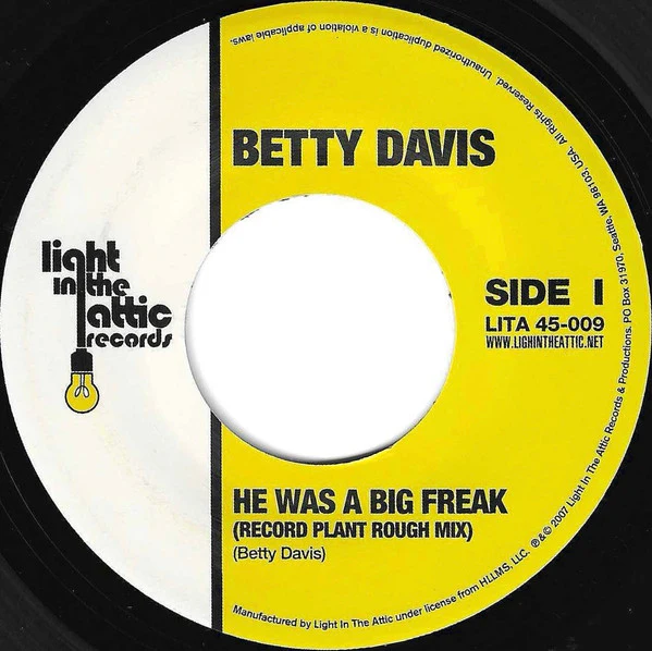 He Was A Big Freak