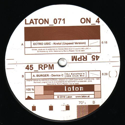 Kratal / Device C (DJ Sotofetts 808 Club Mix)