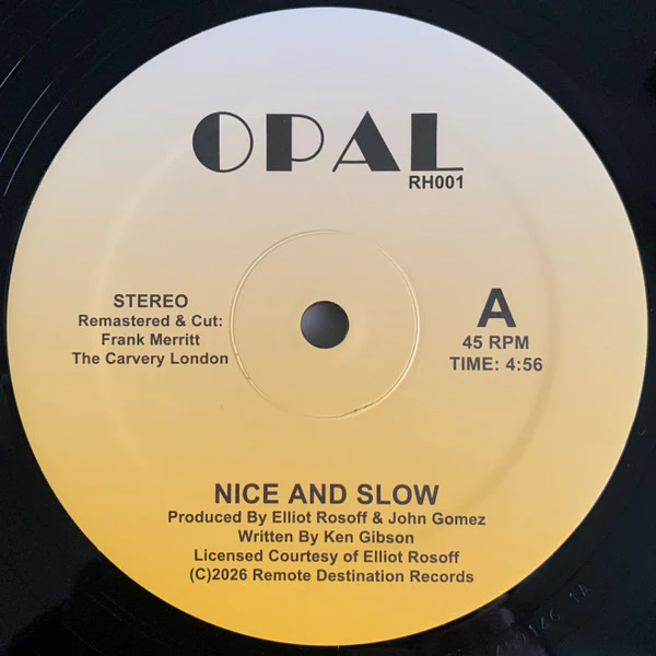 Nice And Slow