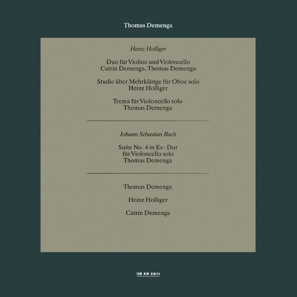 Heinz Holliger / Johann Sebastian Bach