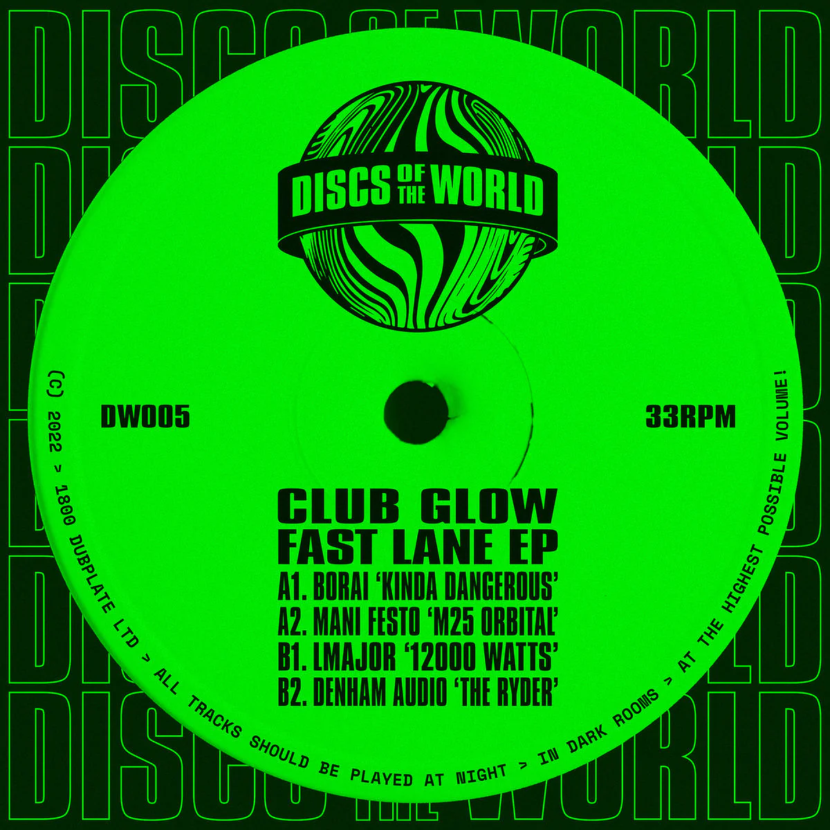 Club Glow Fast Lane EP