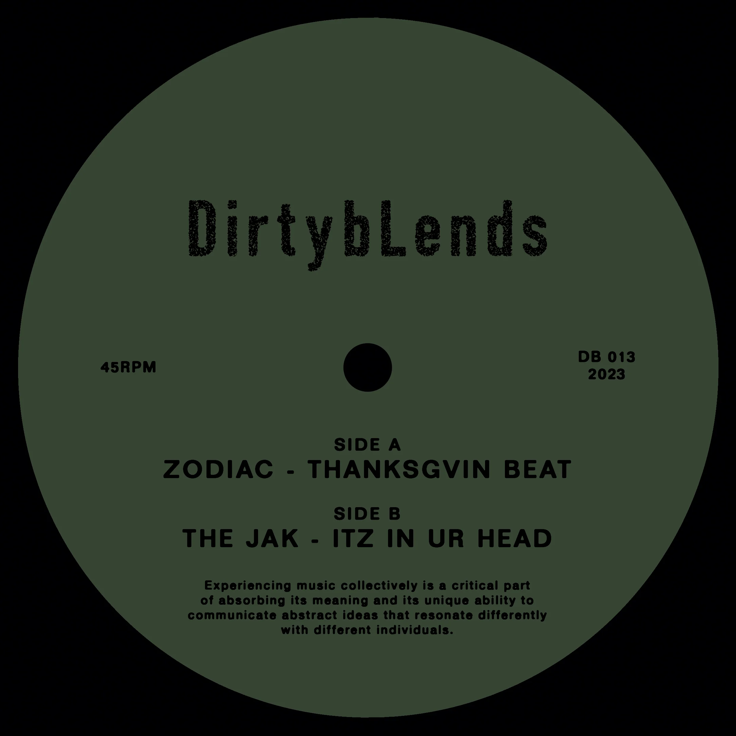 Thanksgvin Beat / Itz In Ur Head